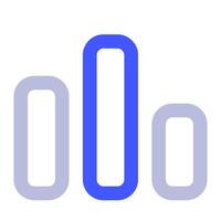 Analytics icon for web, app, infographic, etc vector