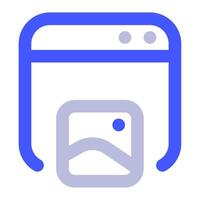 Image Optimization icon for web, app, infographic, etc vector