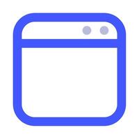 Browser icon for web, app, infographic, etc vector