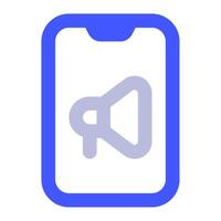 Mobile Ads icon for web, app, infographic, etc vector