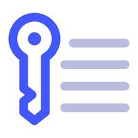 Long Tail Keywords icon for web, app, infographic, etc vector