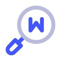 Keyword icon for web, app, infographic, etc vector