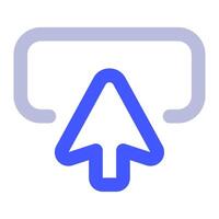 CTR icon for web, app, infographic, etc vector
