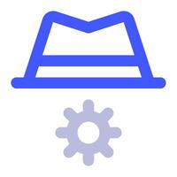 Black Hat SEO icon for web, app, infographic, etc vector