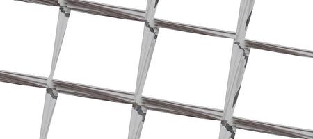 White carbon abstract geometric background with soar rectangle surfaces with corners, stripes, lines in hard light photo