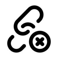 Nofollow Links icon for web, app, infographic, etc vector