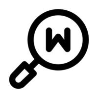 Keyword icon for web, app, infographic, etc vector