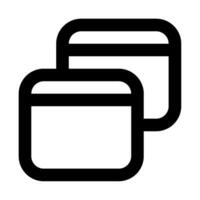 Duplicate Content icon for web, app, infographic, etc vector