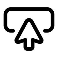 CTR icon for web, app, infographic, etc vector