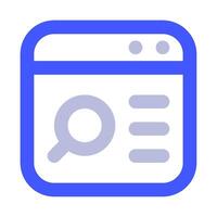 SERP Features icon for web, app, infographic, etc vector