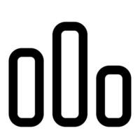 Analytics icon for web, app, infographic, etc vector