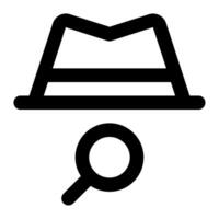 White Hat SEO icon for web, app, infographic, etc vector