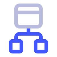 Site Structure icon for web, app, infographic, etc vector