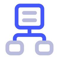 Sitemap icon for web, app, infographic, etc vector