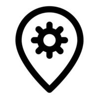 Local SEO icon for web, app, infographic, etc vector