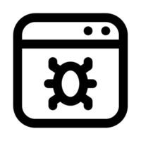 Crawl Errors icon for web, app, infographic, etc vector