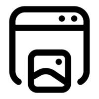 Image Optimization icon for web, app, infographic, etc vector