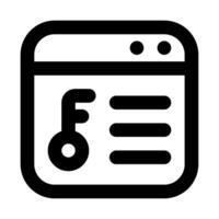 Keyword Density icon for web, app, infographic, etc vector