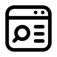 SERP Features icon for web, app, infographic, etc vector
