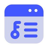 Keyword Density icon for web, app, infographic, etc vector