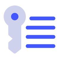 Long Tail Keywords icon for web, app, infographic, etc vector