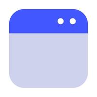 Browser icon for web, app, infographic, etc vector