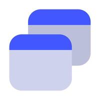 Duplicate Content icon for web, app, infographic, etc vector