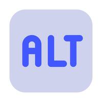 Alt Text icon for web, app, infographic, etc vector