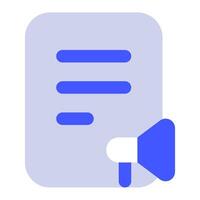 Content Marketing icon for web, app, infographic, etc vector