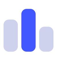 Analytics icon for web, app, infographic, etc vector