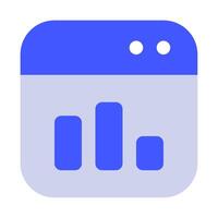 Analytics Dashboard icon for web, app, infographic, etc vector