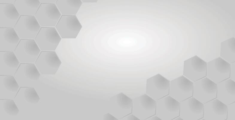 grey abstract background with hexagon circles