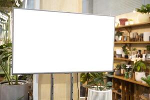 LCD Blank billboard for copy space in your text message or promotional content photo