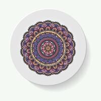 decorative plates for interior design. Empty dish, porcelain plate mock up design. vector