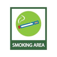 smoking place icon illustration design template vector