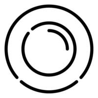 Plate icon for web, app, infographic, etc vector