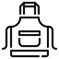 Apron icon for web, app, infographic, etc vector