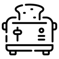 Toaster icon for web, app, infographic, etc vector