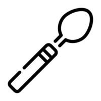 Spoon icon for web, app, infographic, etc vector