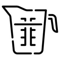 Measuring Cup icon for web, app, infographic, etc vector