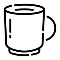 Mug icon for web, app, infographic, etc vector