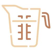 Measuring Cup icon for web, app, infographic, etc vector