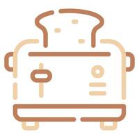 Toaster icon for web, app, infographic, etc vector