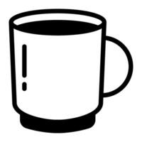 Mug icon for web, app, infographic, etc vector