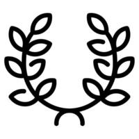 Laurel icon for web, app, infographic, etc vector