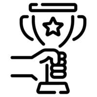 Champion icon for web, app, infographic, etc vector