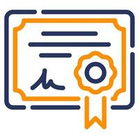 Certificate icon for web, app, infographic, etc vector