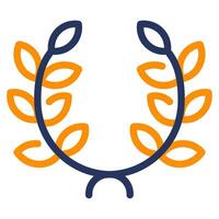 Laurel icon for web, app, infographic, etc vector