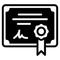 Certificate icon for web, app, infographic, etc vector
