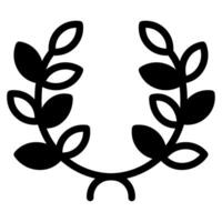 Laurel icon for web, app, infographic, etc vector